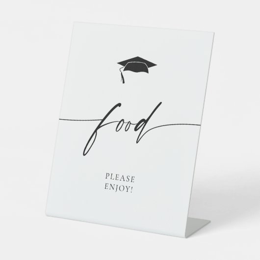 ミニマル卒業食品台座サイン 台座サイン (正面)