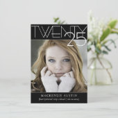 ミニマル卒業 |白黒写真 案内状 (スタンド正面)