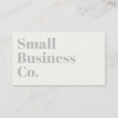 ミニマル名刺 コーリングカード (正面)