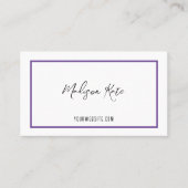 ミニマル名刺 名刺 (正面)