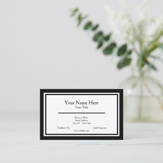 ミニマル名刺 名刺 (スタンド正面)