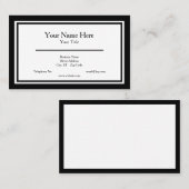 ミニマル名刺 名刺 (正面/裏面)