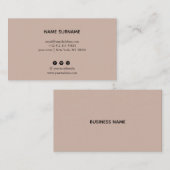 ミニマル名刺 名刺 (正面/裏面)