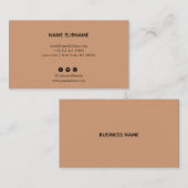 ミニマル名刺 名刺 (正面/裏面)