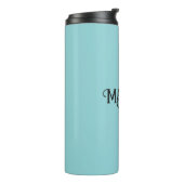 ミニマル名前をカスタムすると色 タンブラー (回転左)