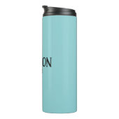 ミニマル名前をカスタムすると色 タンブラー (回転右)