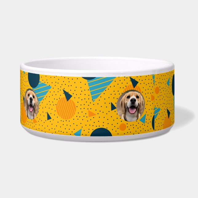 ミニマル名前をカスタムするペットアクセサリーのパーソナライズ ボウル (右)