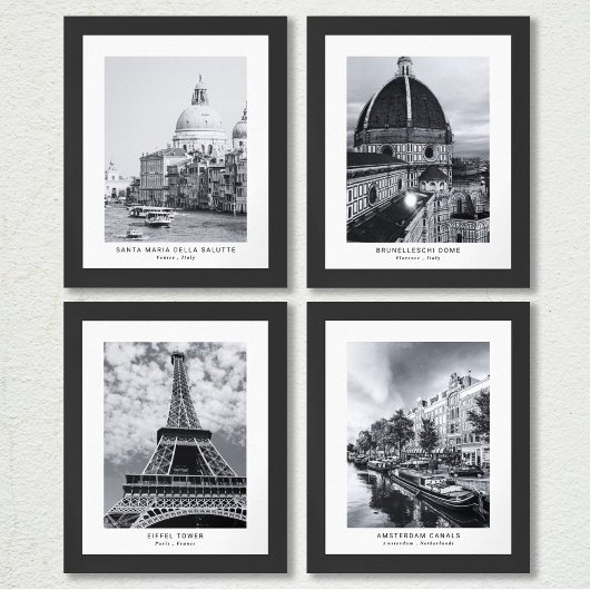 ミニマル名前をカスタムする位置撮影テンプレート ポスター