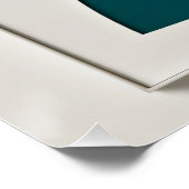 ミニマル型枠のバランス抽象芸術 ポスター (コーナー)