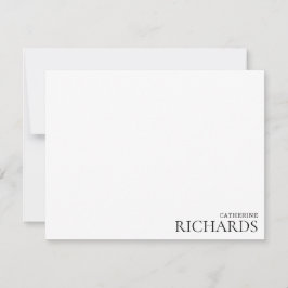 ミニマル基本タイポグラフィ ノートカード