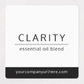 ミニマル基本油ローラーボトルラベル ラベル (デザイン1)