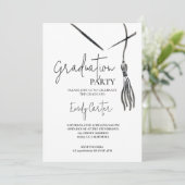 ミニマル墨書卒業 招待状 (スタンド正面)