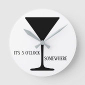 ミニマル壁時計 ラウンド壁時計 (正面)