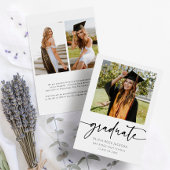 ミニマル大学院スクリプト予算写真卒業 案内状