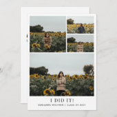 ミニマル大学院フォトコラージュ | 私がやった サンキューカード (正面/裏面)