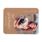 ミニマル大学院モダン写真グラッド発表 マグネット (横)