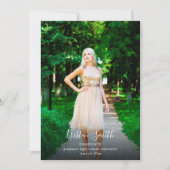 ミニマル大学院写真のお知らせ 招待状 (正面)