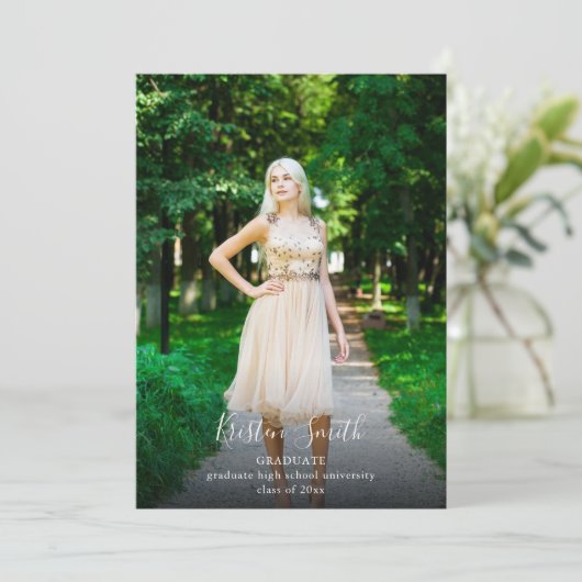 ミニマル大学院写真のお知らせ 招待状 (スタンド正面)