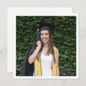 ミニマル大学院写真アナウンスカード 案内状 (正面/裏面)