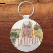 ミニマル大学院写真シンプルモダン写真 キーホルダー (正面)