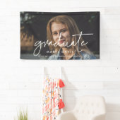 ミニマル大学院写真卒業パーティー 横断幕 (インサイチュ)