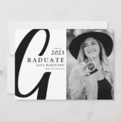 ミニマル大学院写真卒業 案内状 (正面)