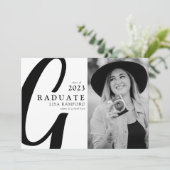 ミニマル大学院写真卒業 案内状 (スタンド正面)