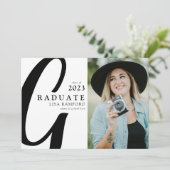 ミニマル大学院写真卒業 案内状 (スタンド正面)