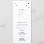 ミニマル天星とムーンホワイトとネイビー メニュー (正面)