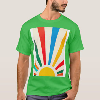 ミニマル太陽1 Tシャツ