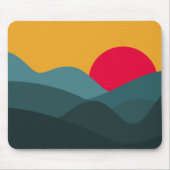 ミニマル太陽 マウスパッド (正面)