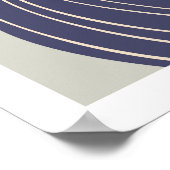 ミニマル女性ラインアートプリント、女性シルエット ポスター (角)