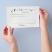 ミニマル好きハートお気に入りのマイメモリカード チラシ (ハンドル)