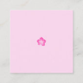 ミニマル妖精ガールブックスフォーベビー誕生日エンクル エンクロージャーカード (裏面)