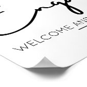 ミニマル婚約パーティへようこそ ポスター (角)