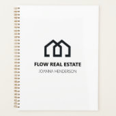 ミニマル実在モダン資産上場代理人不動産仲介業者 プランナー手帳 (正面)