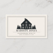 ミニマル実在素朴Estate Agent House Photo 名刺 (正面)