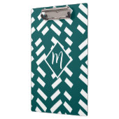 ミニマル対角パタストライプのーン,モノグラム クリップボード (左)