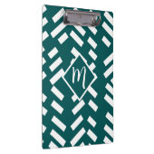 ミニマル対角パタストライプのーン,モノグラム クリップボード (右)