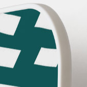 ミニマル対角パタストライプのーン，モノグラム ピックルボールラケット (左詳細)