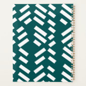 ミニマル対角パタストライプのーン，モノグラム プランナー手帳 (裏面)