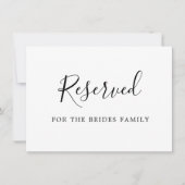 ミニマル専属チェアシンボルや象徴結婚の座席 招待状 (正面)