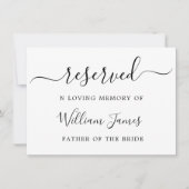 ミニマル専属チェアシンボルや象徴結婚の座席 招待状 (正面)