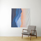 ミニマル山の夕日 タペストリー (インサイチュ(横))