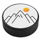 ミニマル山脈：自然インスパイアデザイン アイスホッケーパック (3/4)