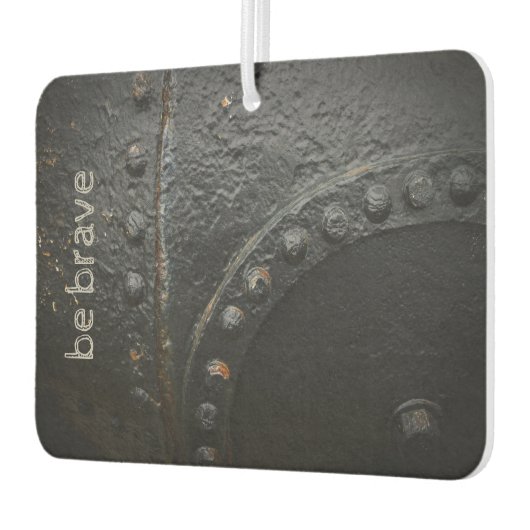 ミニマル工業用ブラックメタル カーエアーフレッシュナー (左)