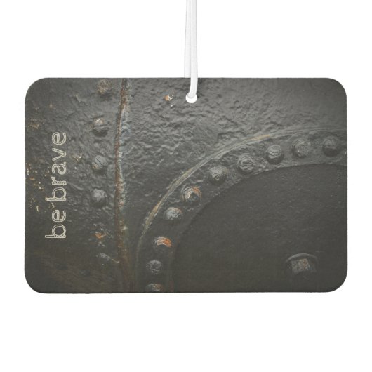 ミニマル工業用ブラックメタル カーエアーフレッシュナー (正面)