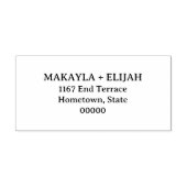 ミニマル差出人住所 セルフインキングスタンプ (デザイン)