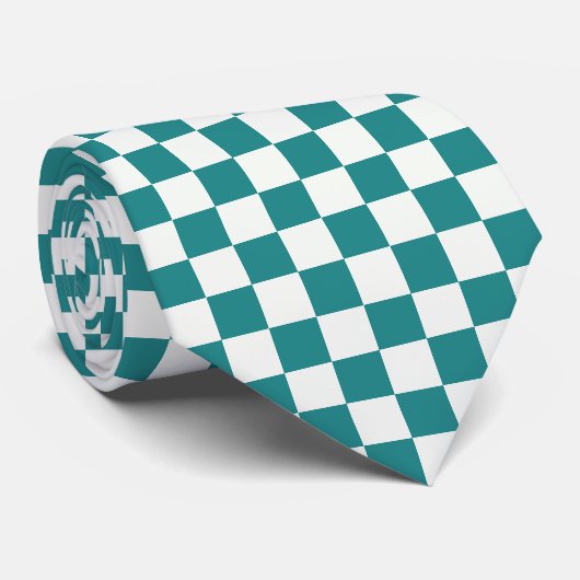 ミニマル市松模様にスネックタイ ネクタイ (ロール)