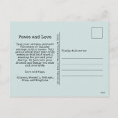 ミニマル平和と愛3の写真 シーズンポストカード (裏面)